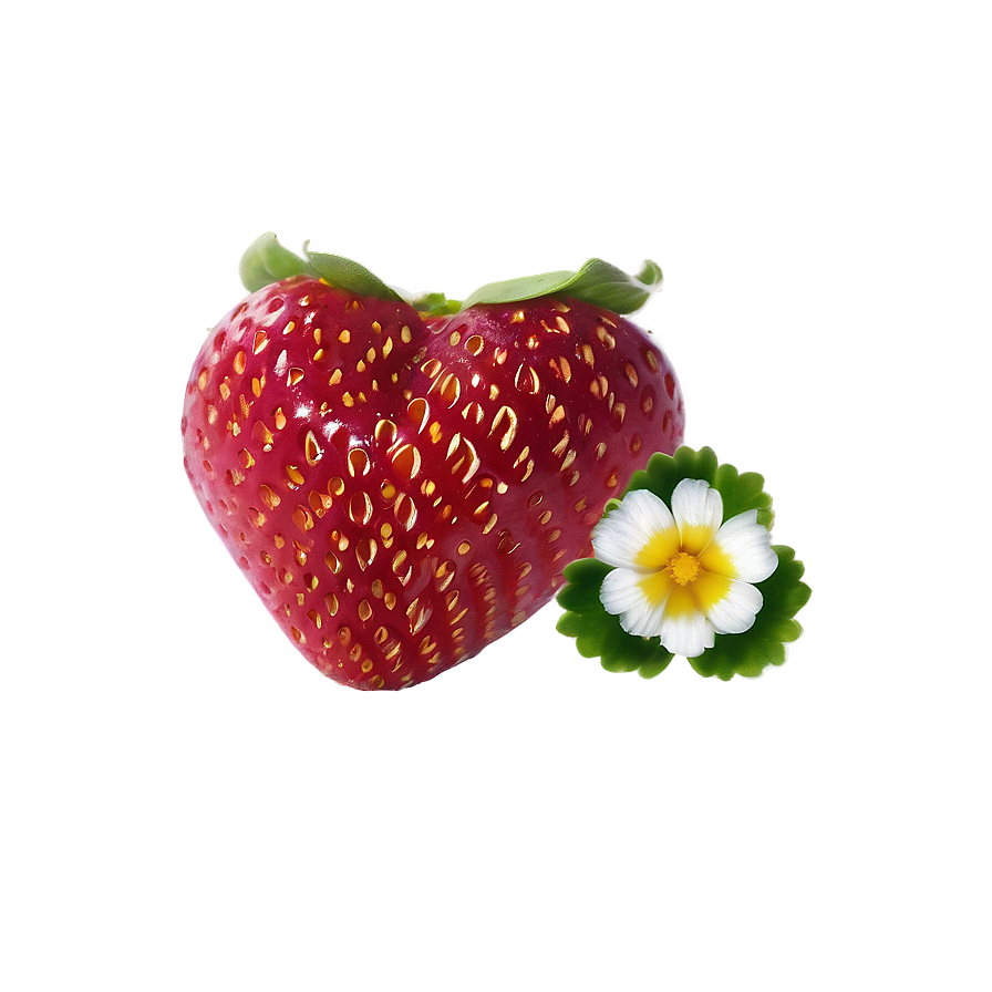 Heart Strawberry Love Png Wes PNG image