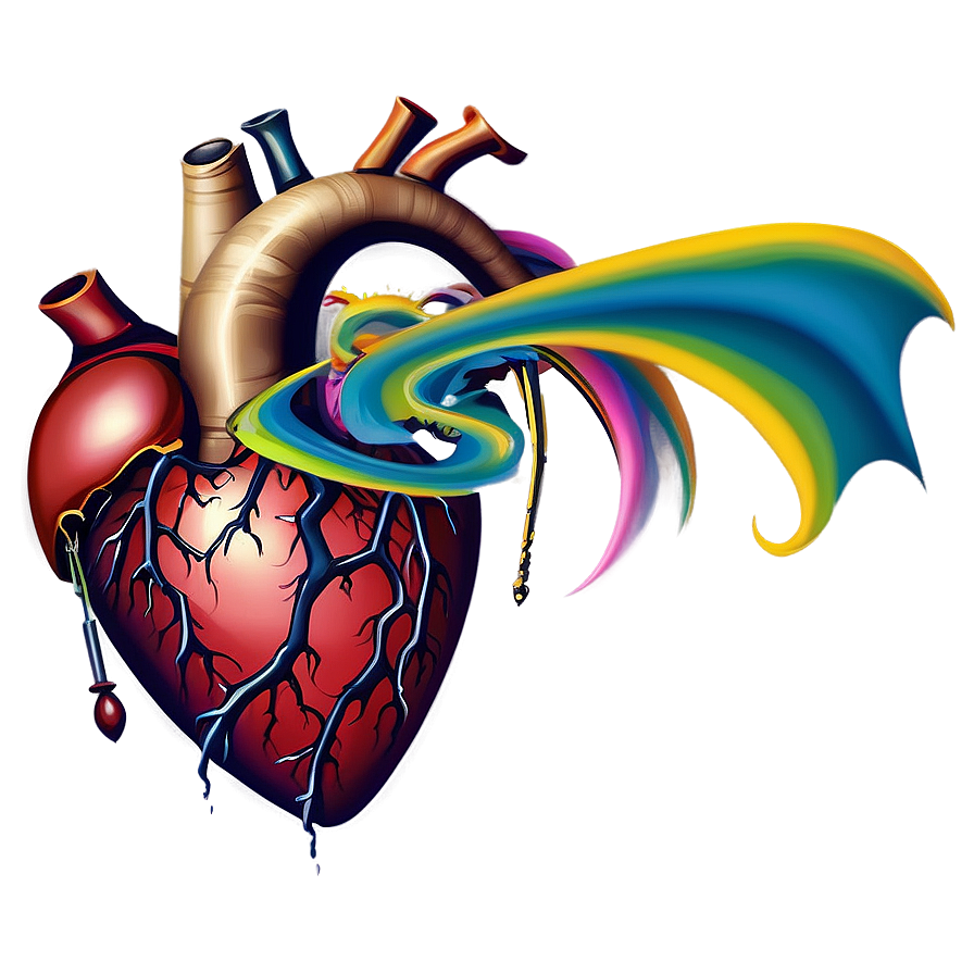 Heart Tattoo Clipart Png 73 PNG image