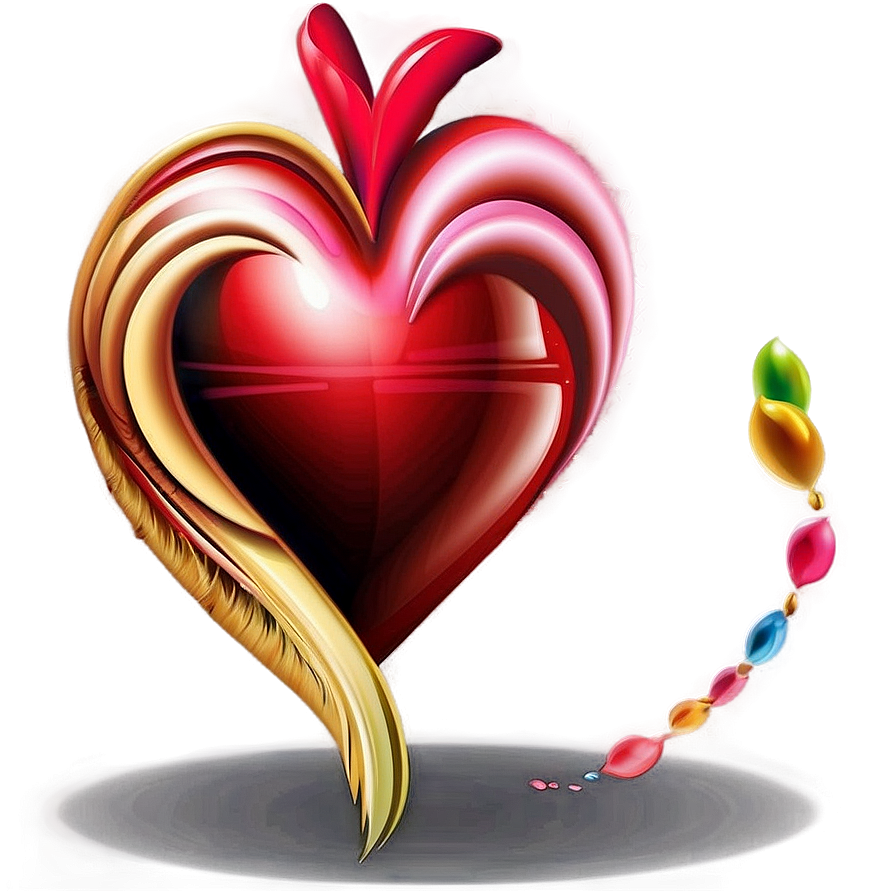 Heart Vector Artwork Png 06132024 PNG image