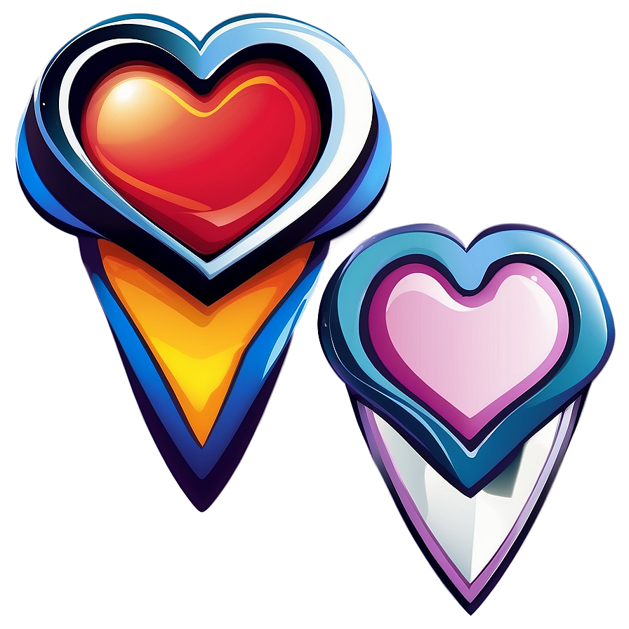 Heart Vector Badge Png 06132024 PNG image