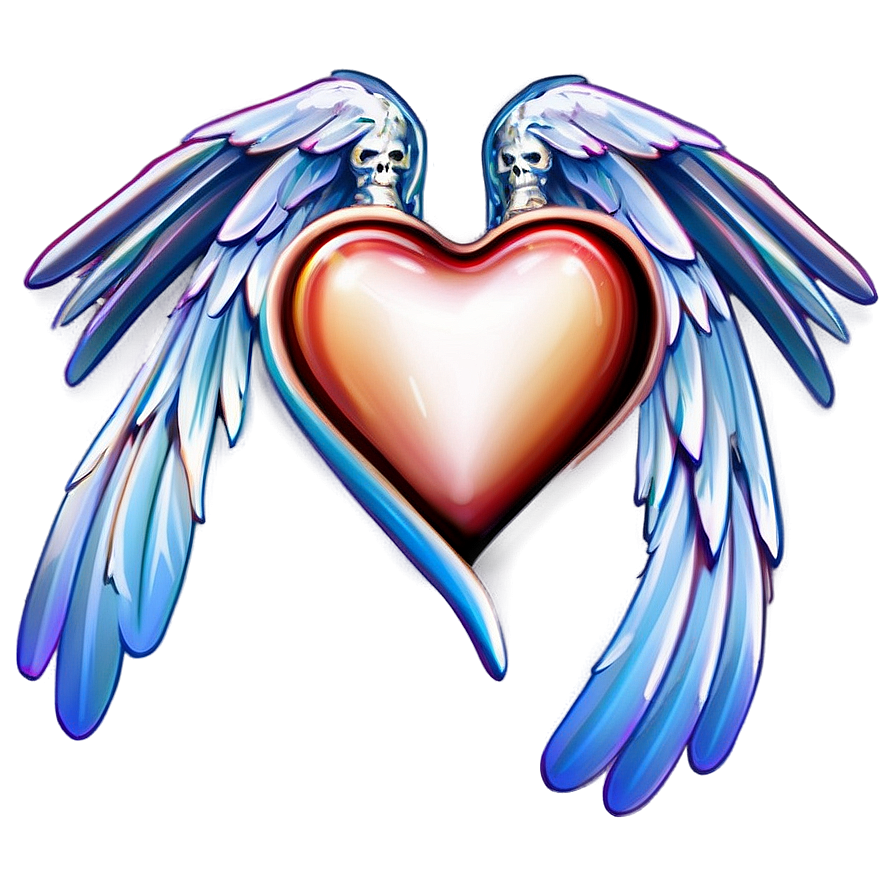 Heart Vector With Wings Png 67 PNG image