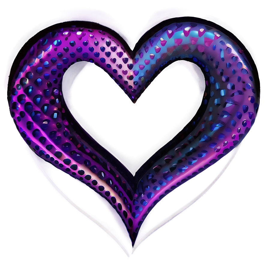 Heart Wave Pattern Png 05252024 PNG image