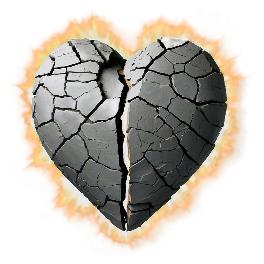 Heart With Crack Png 05212024 PNG image