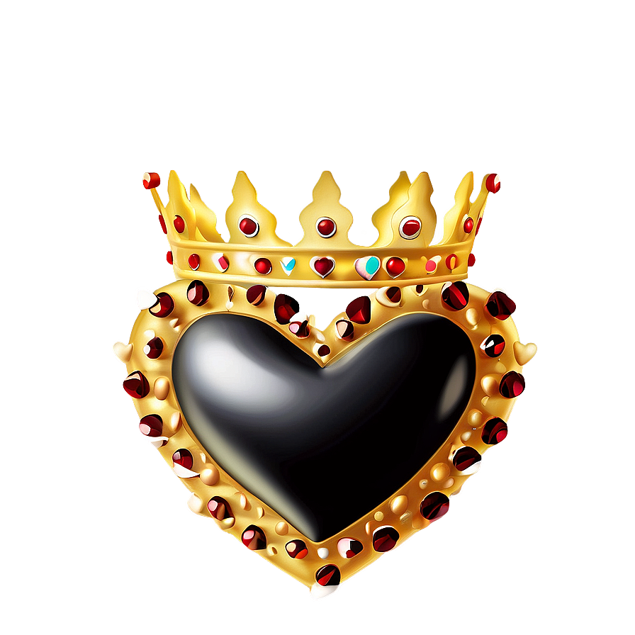 Heart With Crown Png D PNG image