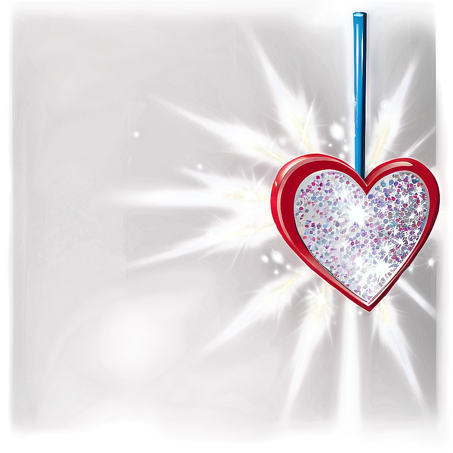 Heart With Glitter Png 46 PNG image