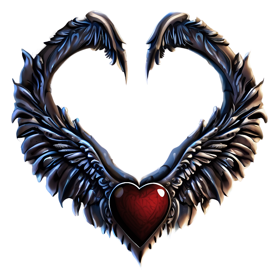 Heart With Wings Png A PNG image