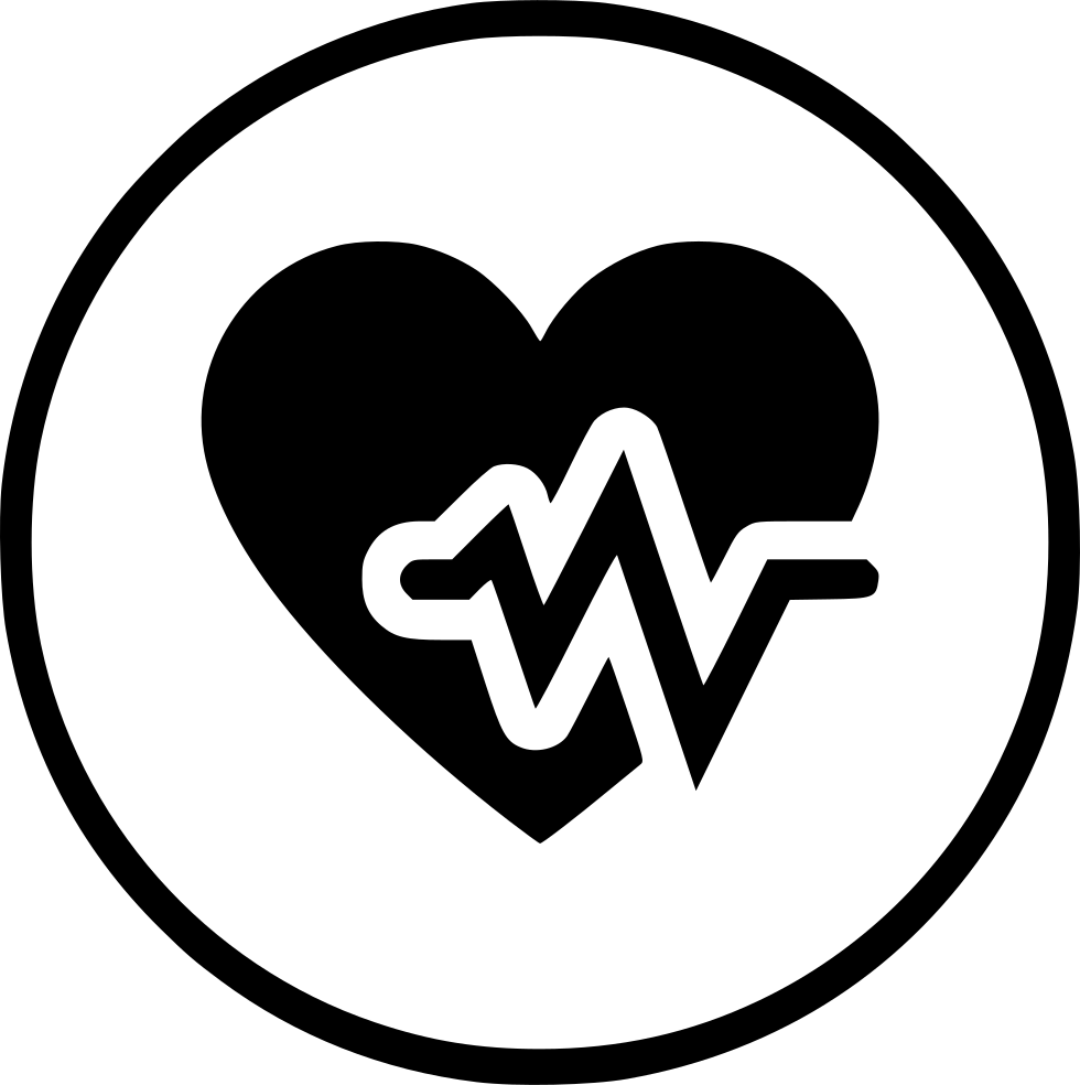 Heartbeat Fitness Icon PNG image