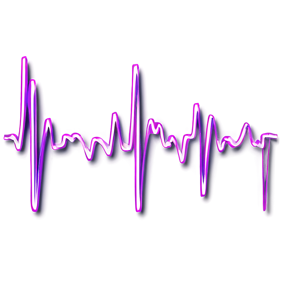 Heartbeat Line Wave Png Xqw PNG image