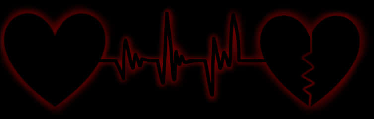 Heartbeat Loveand Breakup PNG image