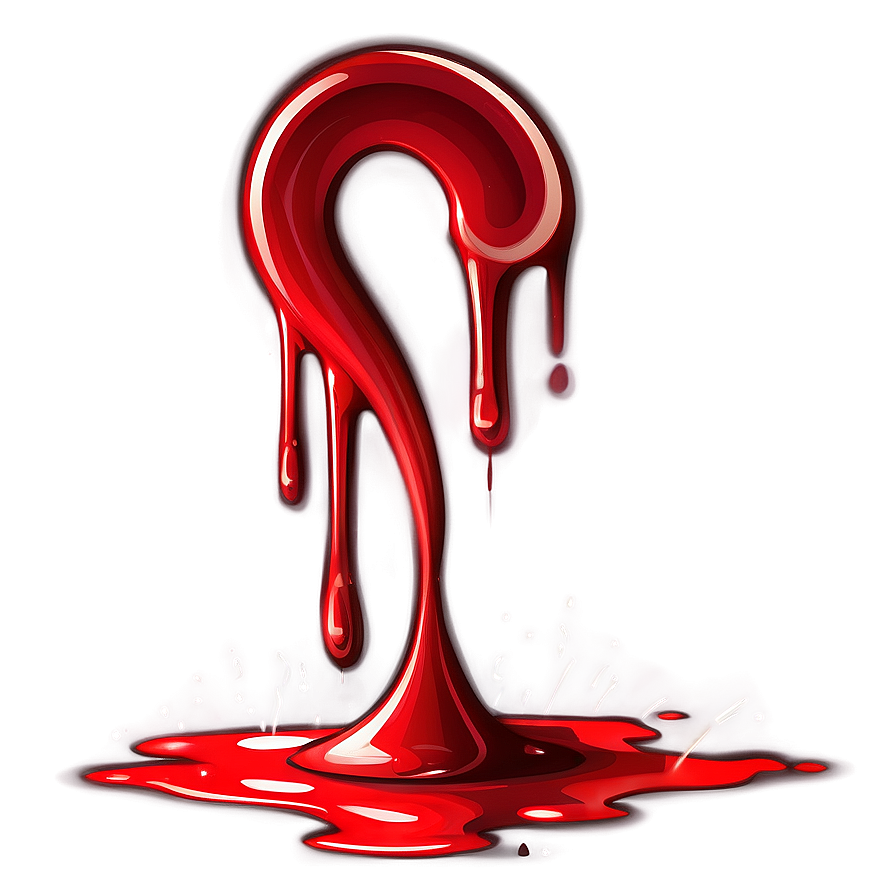 Heartbeat's Trail: Blood Spray Vector Png 13 PNG image