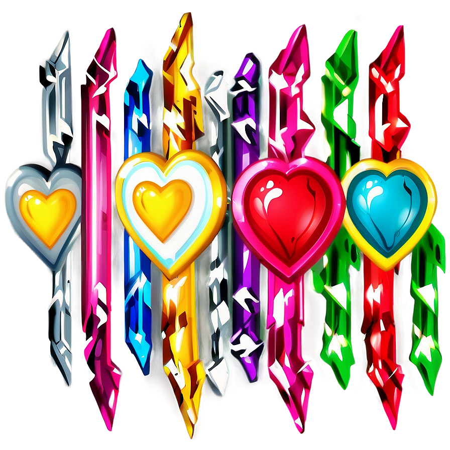 Hearts And Arrows Png Nbf PNG image