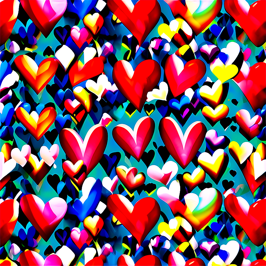 Hearts Pattern Png 05032024 PNG image