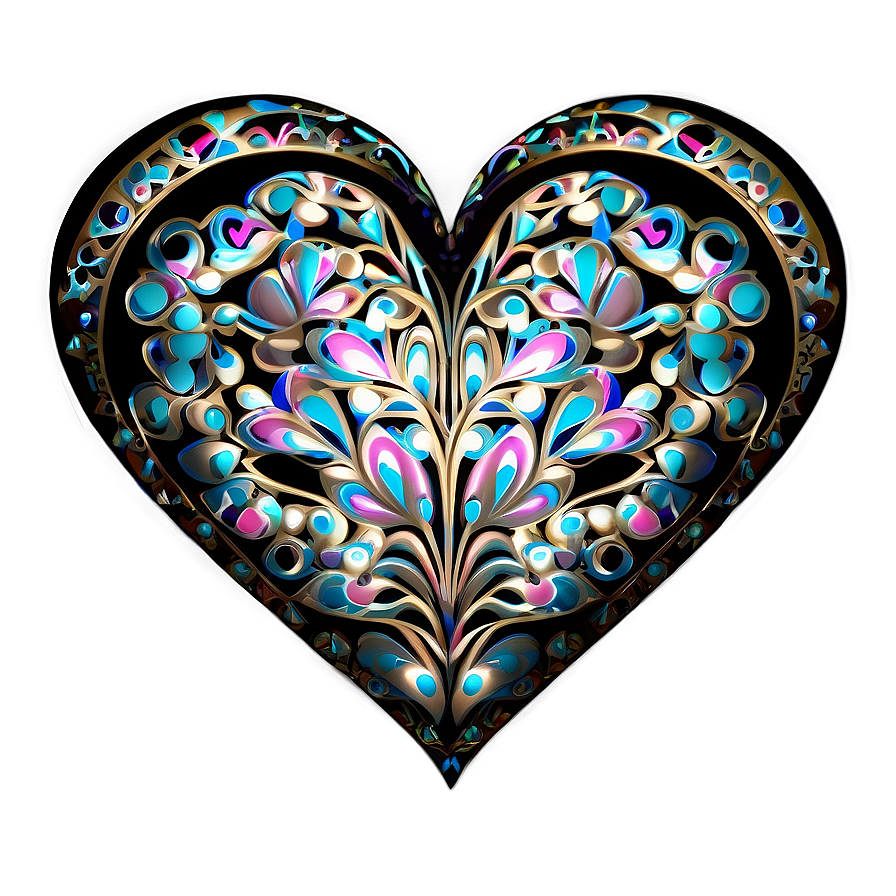 Hearts Pattern Png 98 PNG image