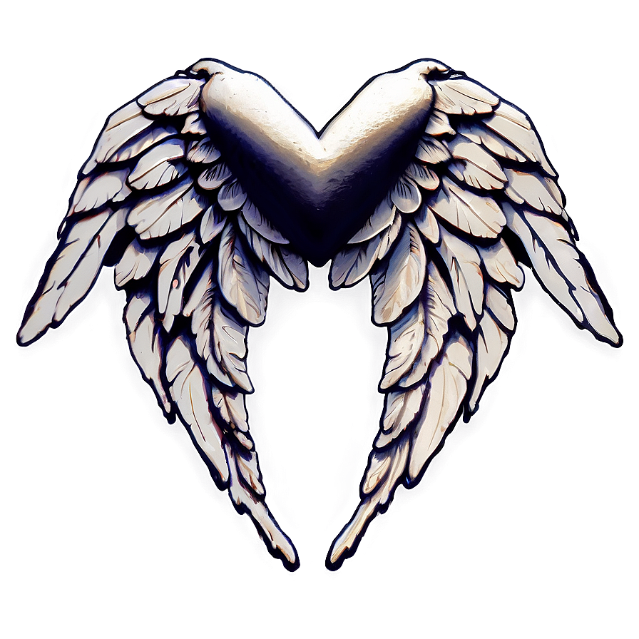 Hearts With Wings Png 05032024 PNG image