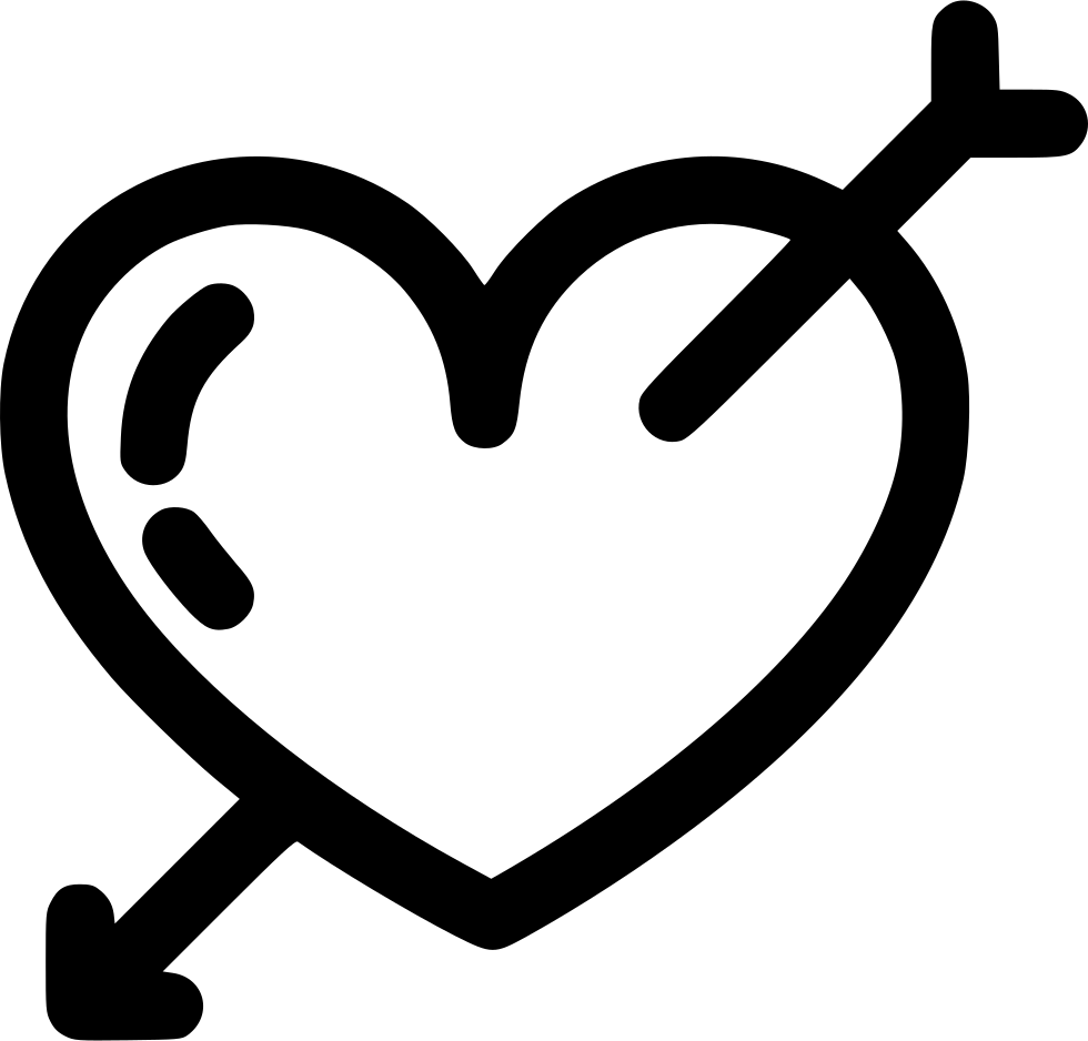 Heartwith Arrows Icon PNG image