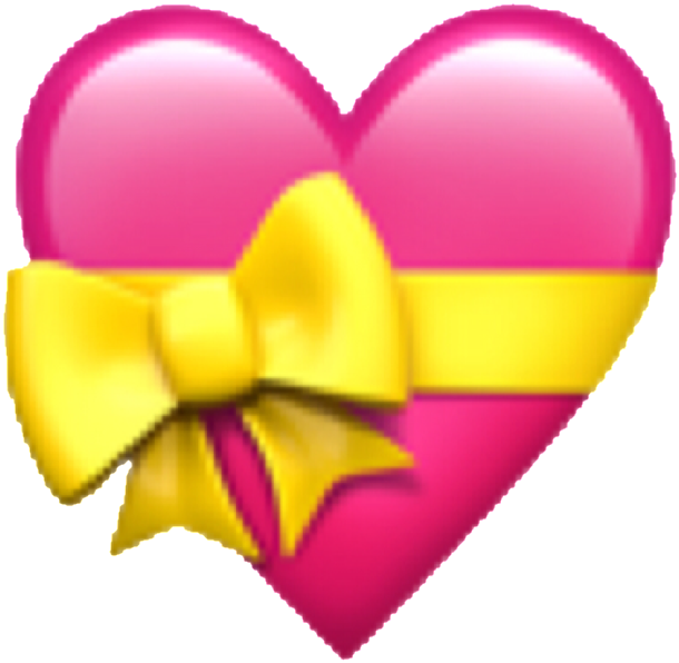Heartwith Ribbon Emoji PNG image