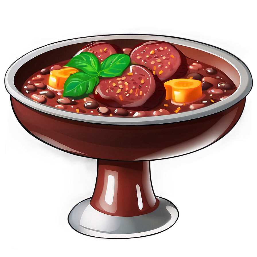 Hearty Feijoada Dish Png Xme PNG image