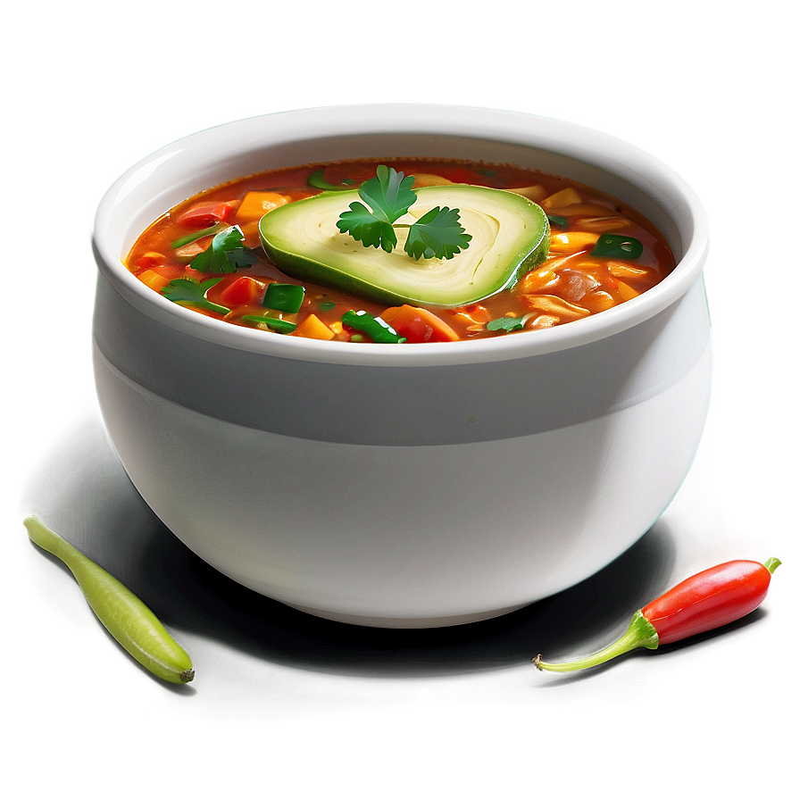 Hearty Mexican Soup Png Wyl PNG image