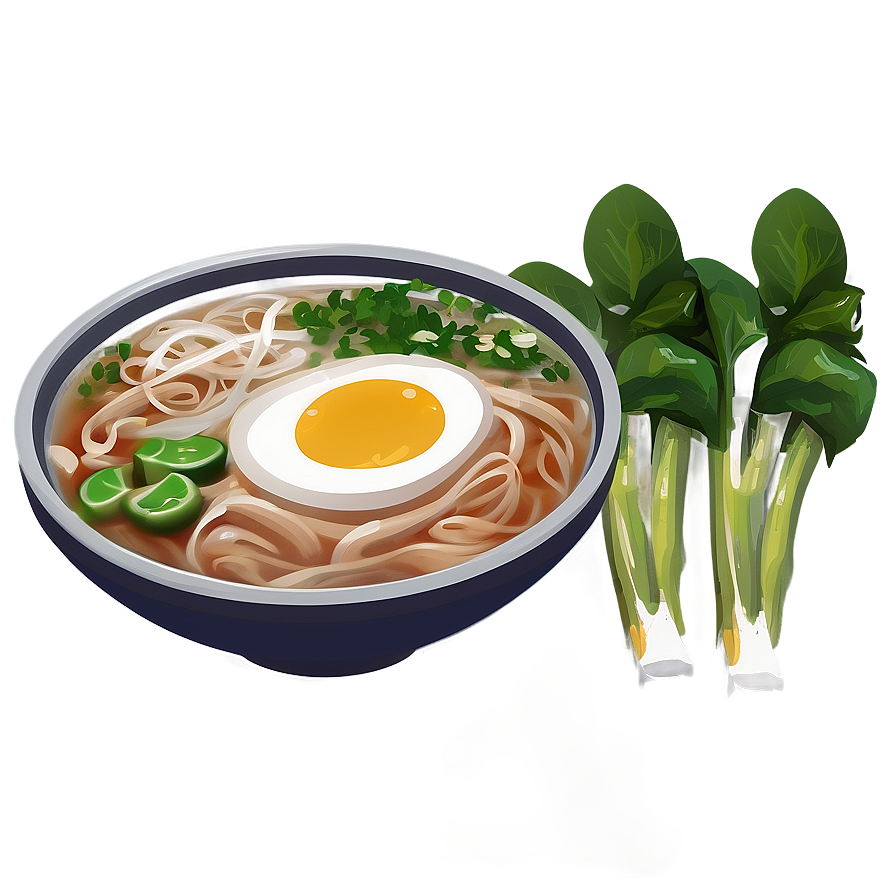 Hearty Pho Meal Png Kin PNG image