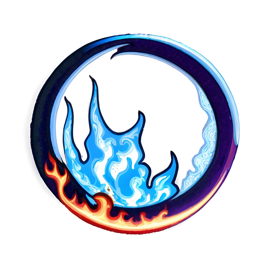 Heat Circle Flame Png 06272024 PNG image