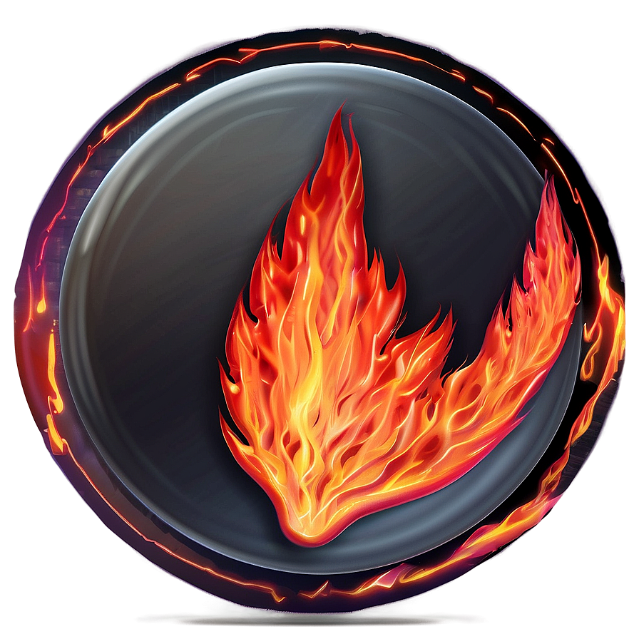 Heat Circle Flame Png 06272024 PNG image