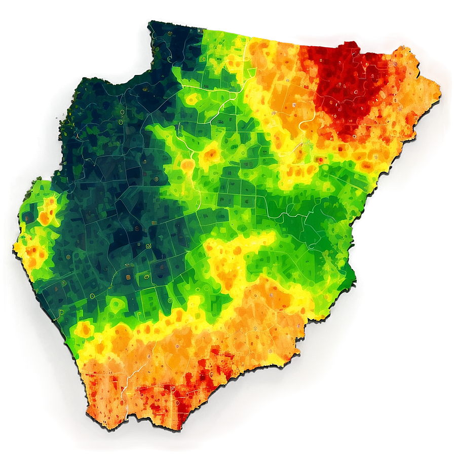 Heat Map For Agricultural Crop Analysis Png 06282024 PNG image