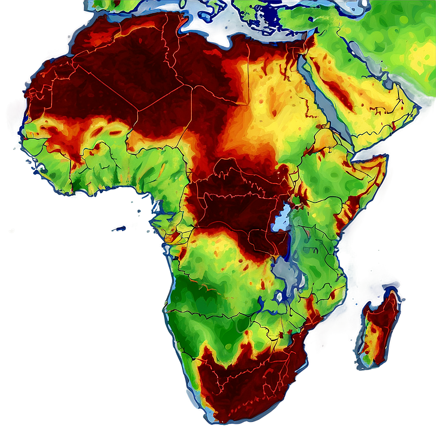 Heat Map Of Wildlife Migration Patterns Png Ihk76 PNG image