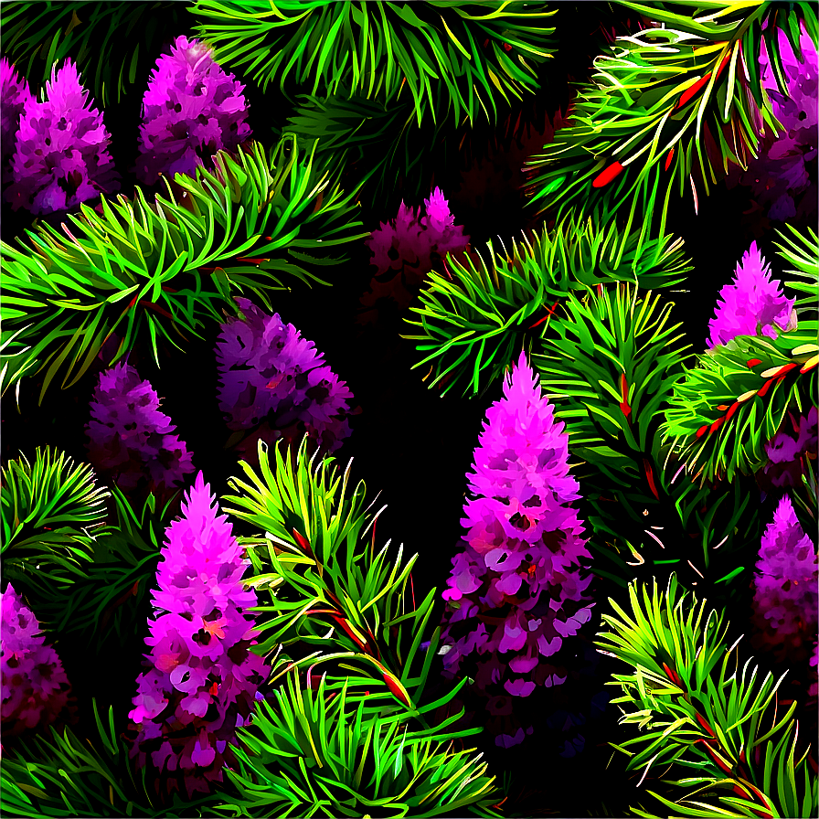 Heather And Pine Forest Png Lss85 PNG image