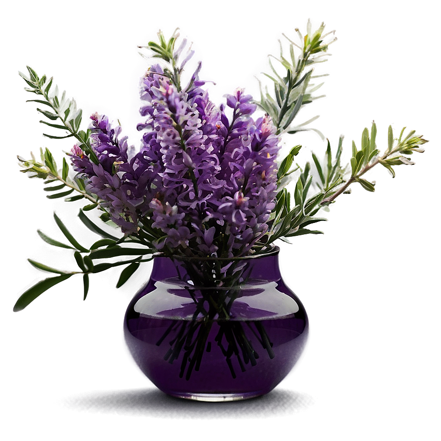 Heather In Vase Png Olt PNG image