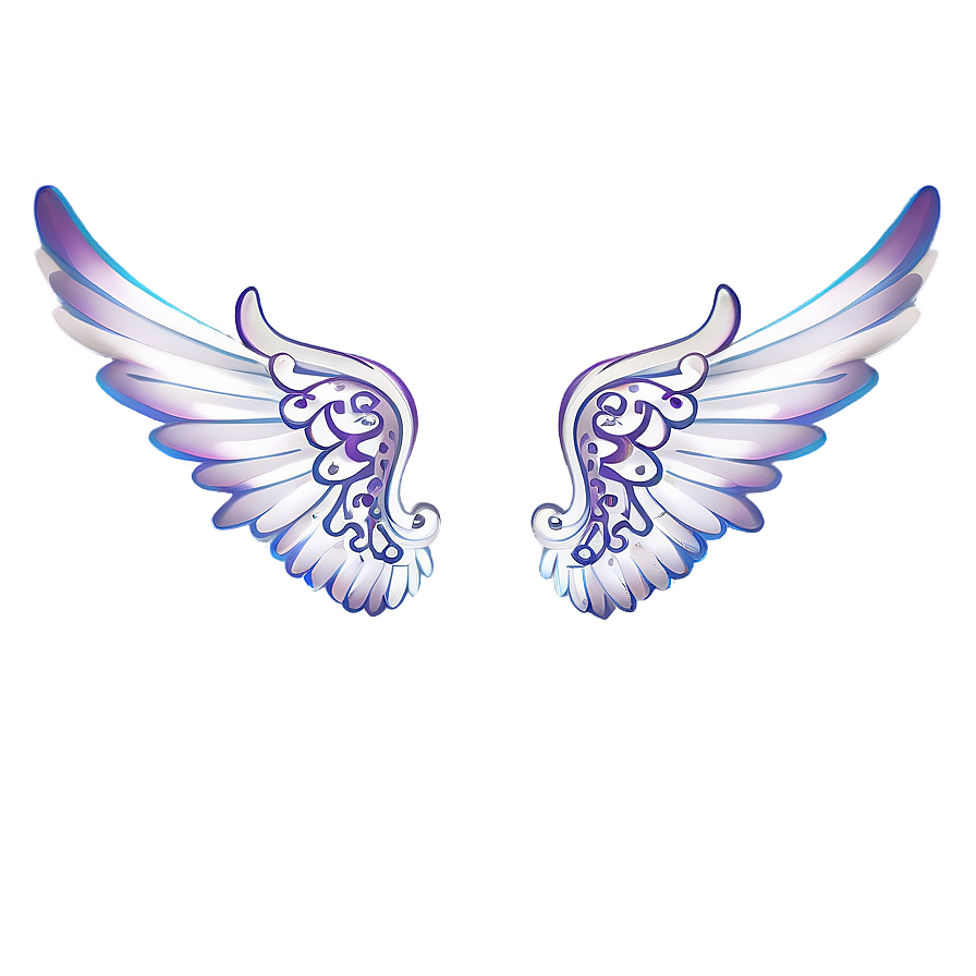 Heavenly Angel Wings Decoration Png Csk3 PNG image