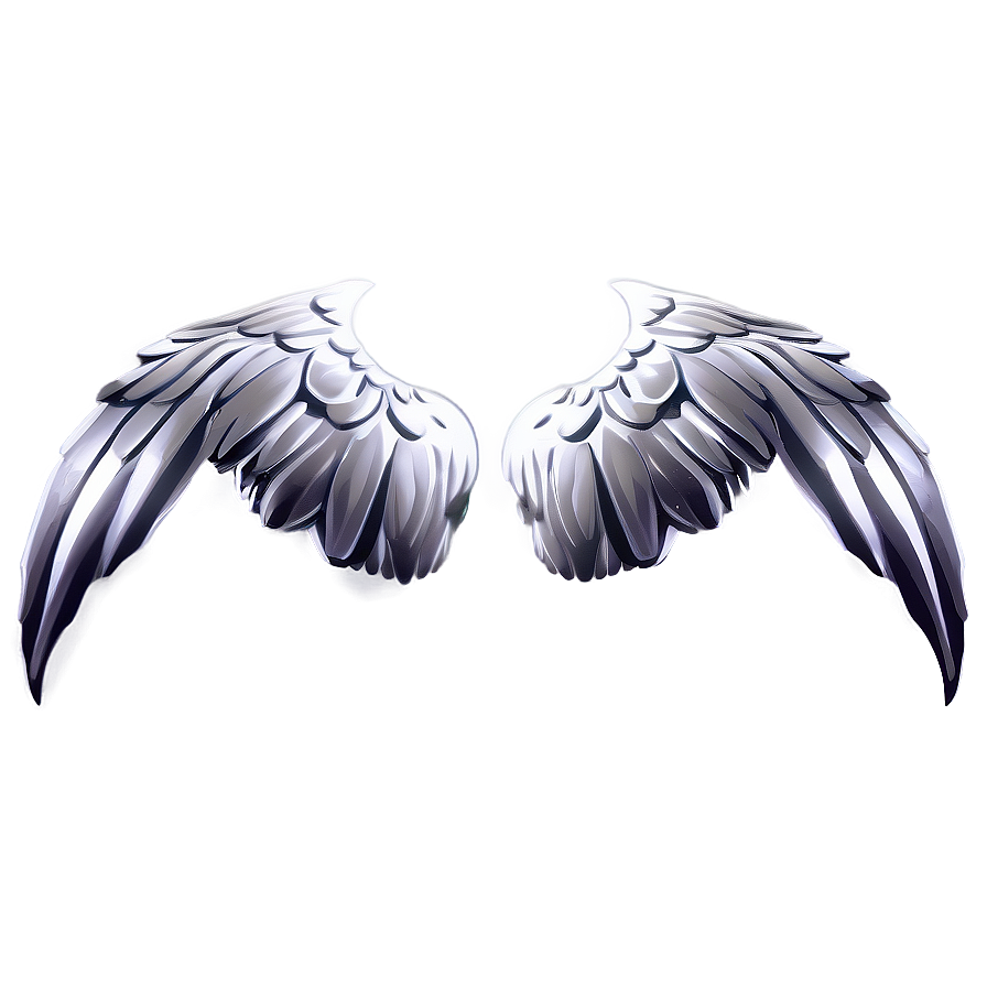 Heavenly White Wings Art Png 06262024 PNG image