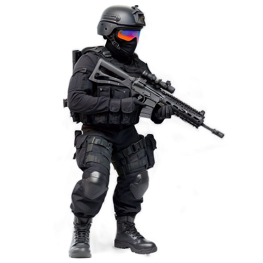 Heavy Armed Swat Member Png Wtn57 PNG image