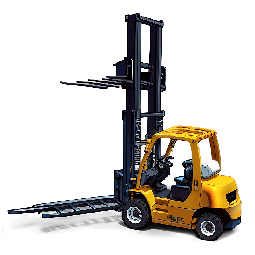 Heavy Cargo Forklift Png Hgg PNG image