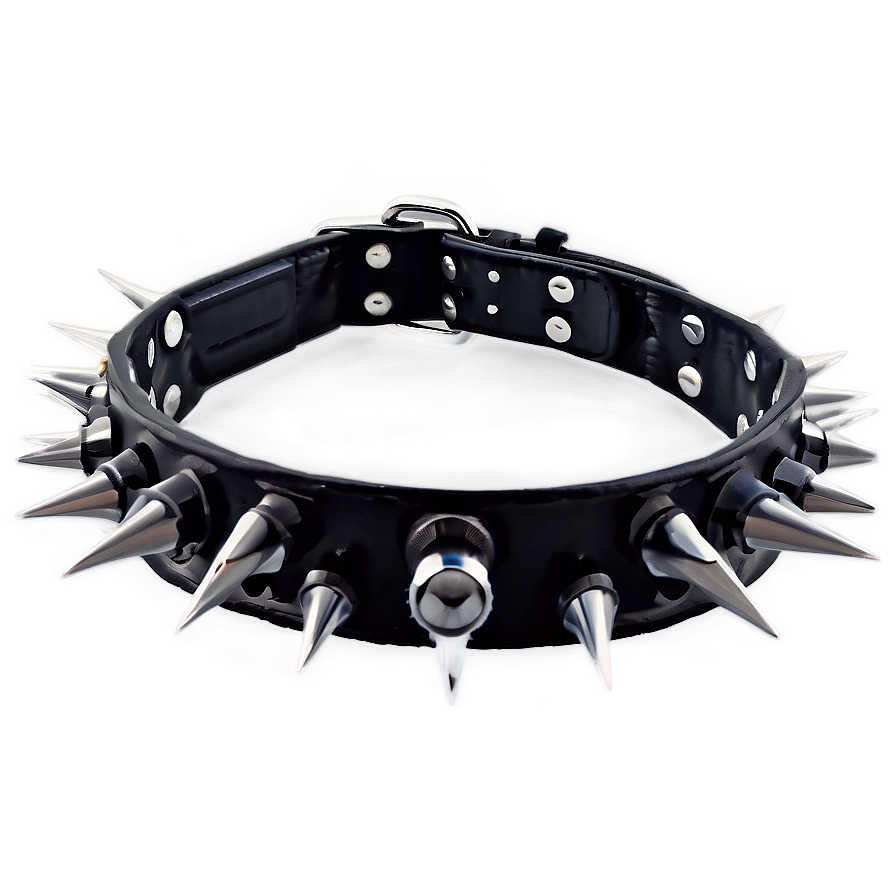 Heavy Duty Spiked Collar Png 06272024 PNG image