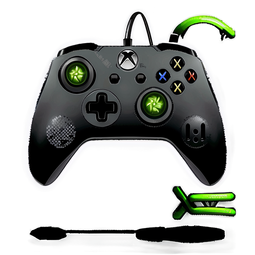 Heavy Duty Xbox Controller Png 05252024 PNG image