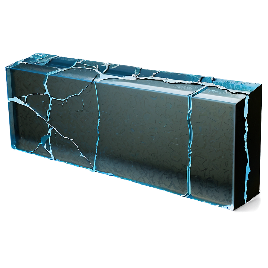 Heavy Glass Crack Png 06122024 PNG image