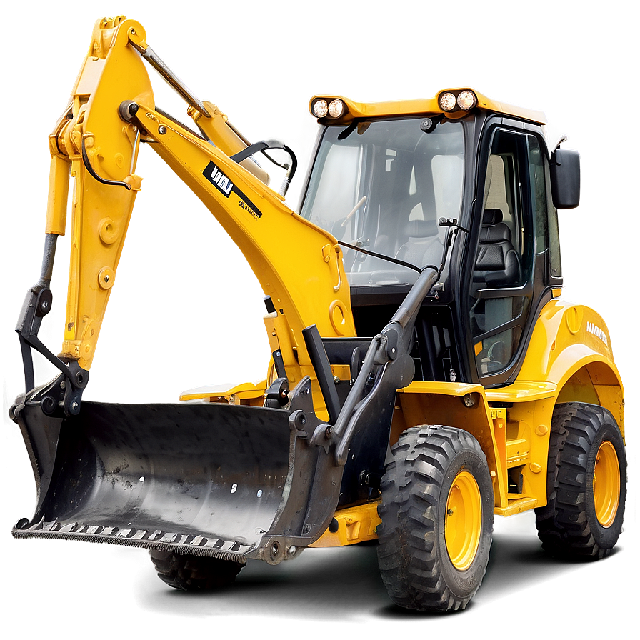 Heavy Loader Backhoe Png 06272024 PNG image