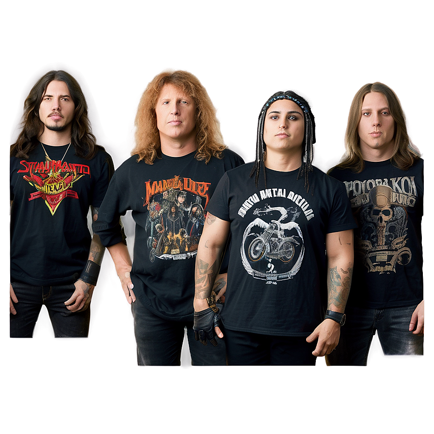 Heavy Metal Band Tshirt Png Noo38 PNG image