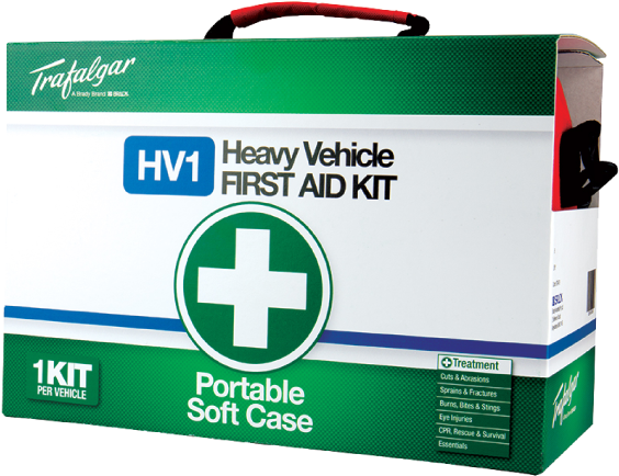 Heavy Vehicle First Aid Kit Portable Soft Case PNG image