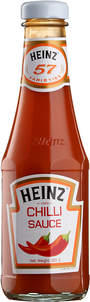Heinz Chilli Sauce Bottle PNG image