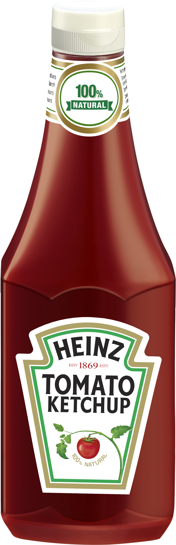 Heinz Natural Tomato Ketchup Bottle PNG image