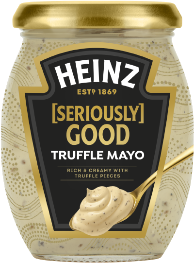 Heinz Truffle Mayo Jar PNG image