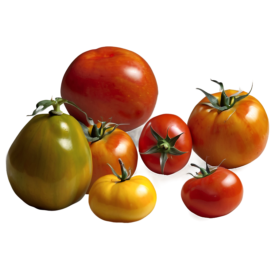 Heirloom Tomato Assortment Png 50 PNG image