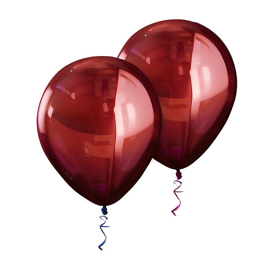 Helium Red Balloons Png 06132024 PNG image