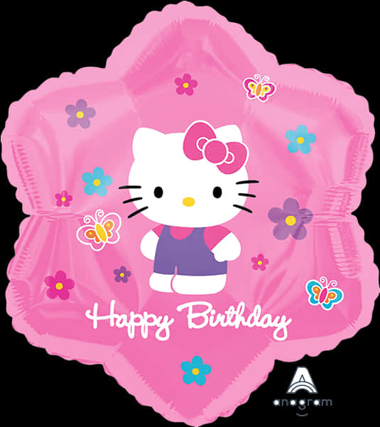 Hello Kitty Birthday Balloon PNG image