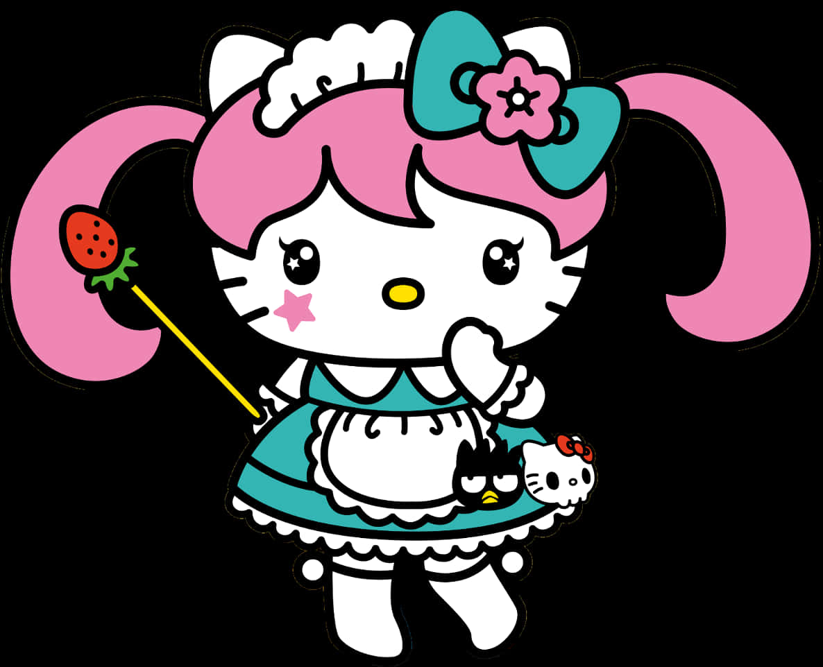 Hello Kitty Fairy Tale Character PNG image