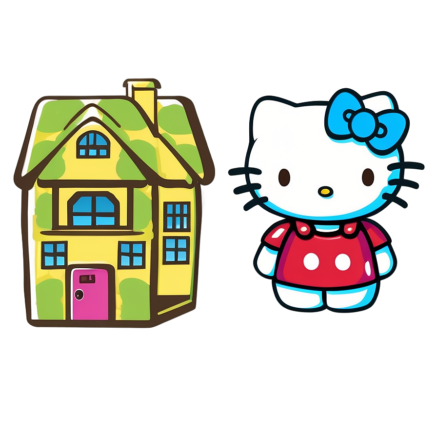 Hello Kitty House Png 24 PNG image