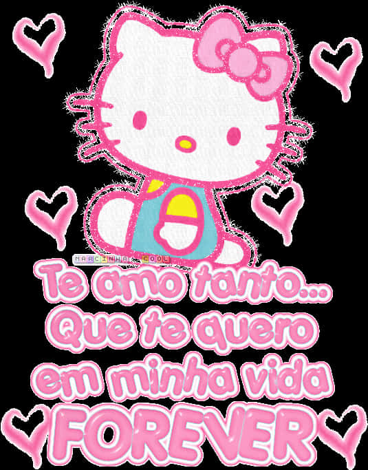 Hello Kitty Love Forever PNG image