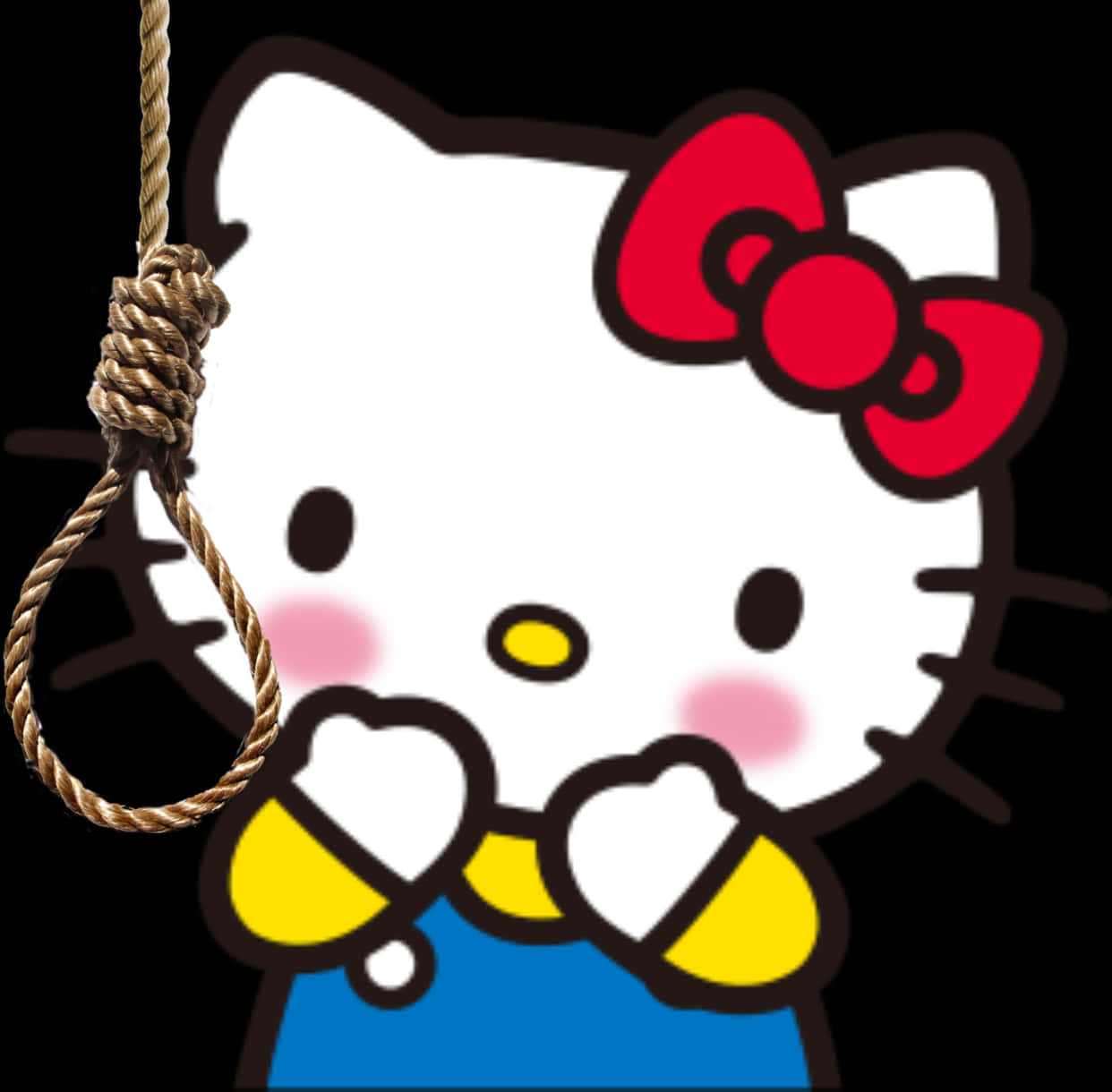 Hello Kitty With Rope PNG image