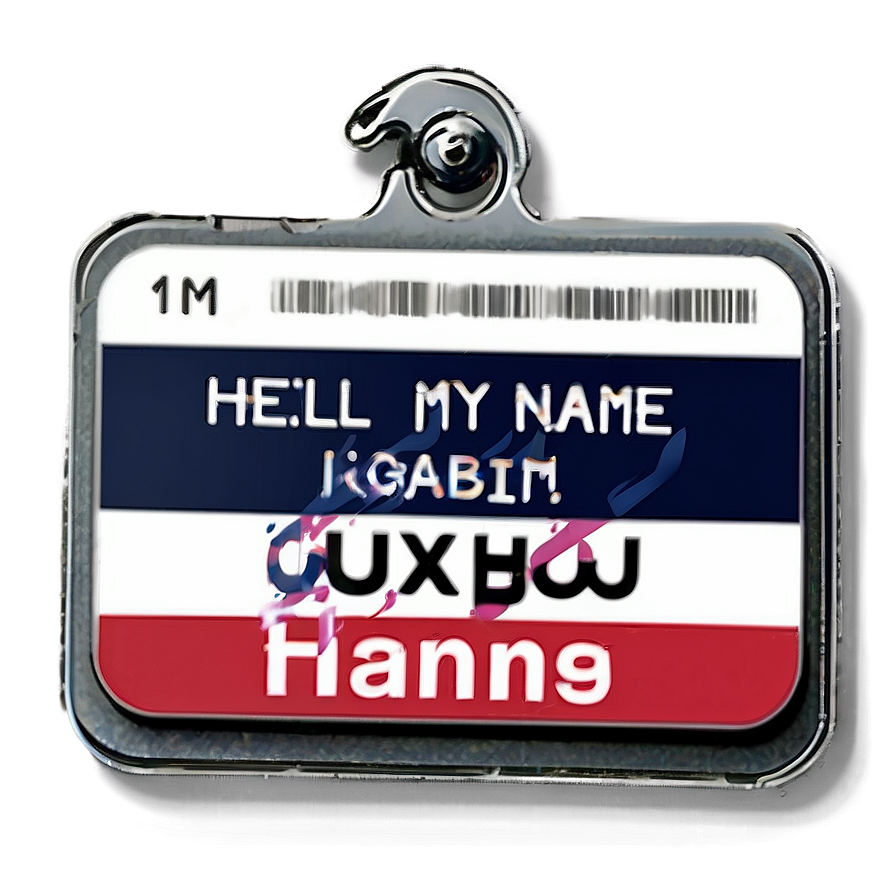 Hello My Name Is Meeting Badge Png Uwl PNG image
